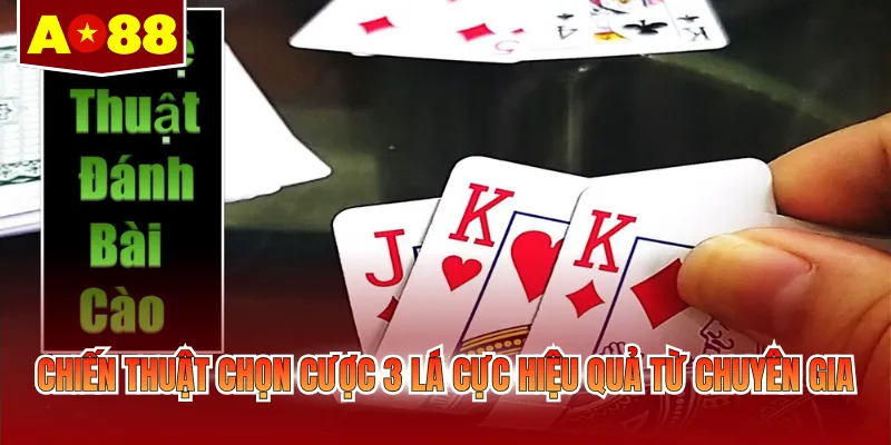 Chiến thuật chọn cược 3 lá cực hiệu quả từ chuyên gia