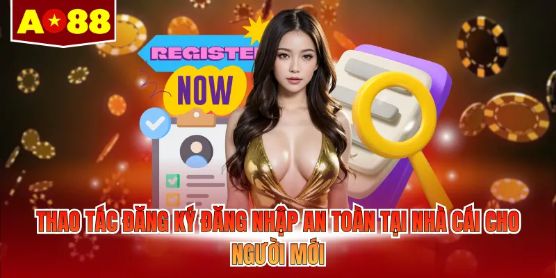 Thao tác đăng ký đăng nhập an toàn tại nhà cái cho người mới